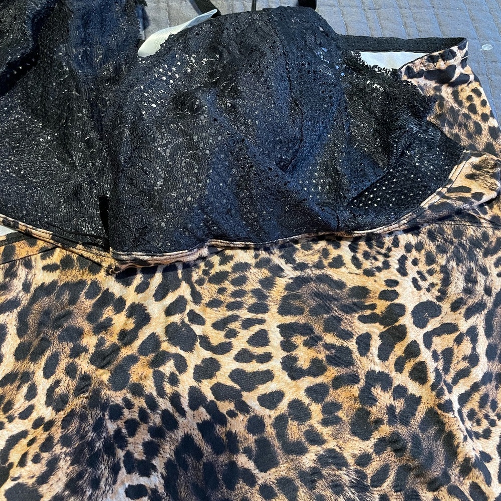 Delta Burke Animal Print Intimate/Slip/Sleep Size 2X - Picture 5 of 7